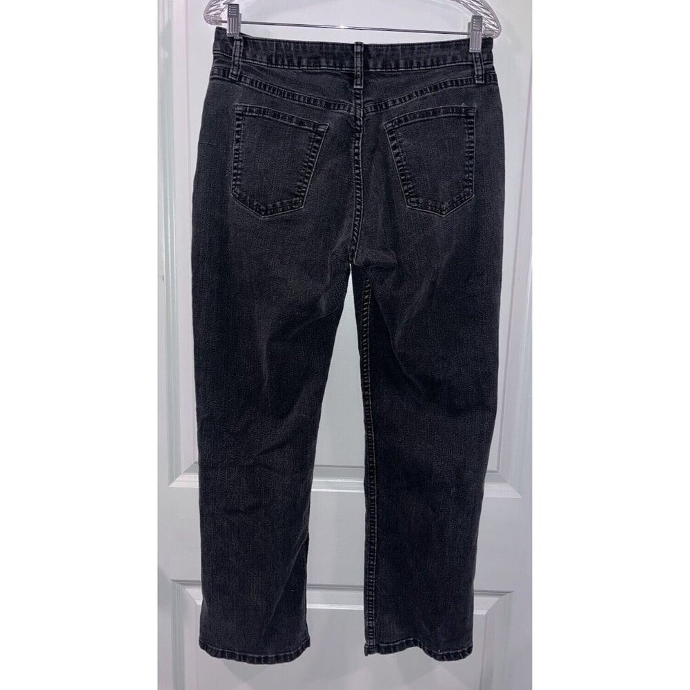 RIDER Jeans 30X29 By LEE Women's 10 Petite (Black) Relax For Straight Leg 10P - Picture 2 of 6